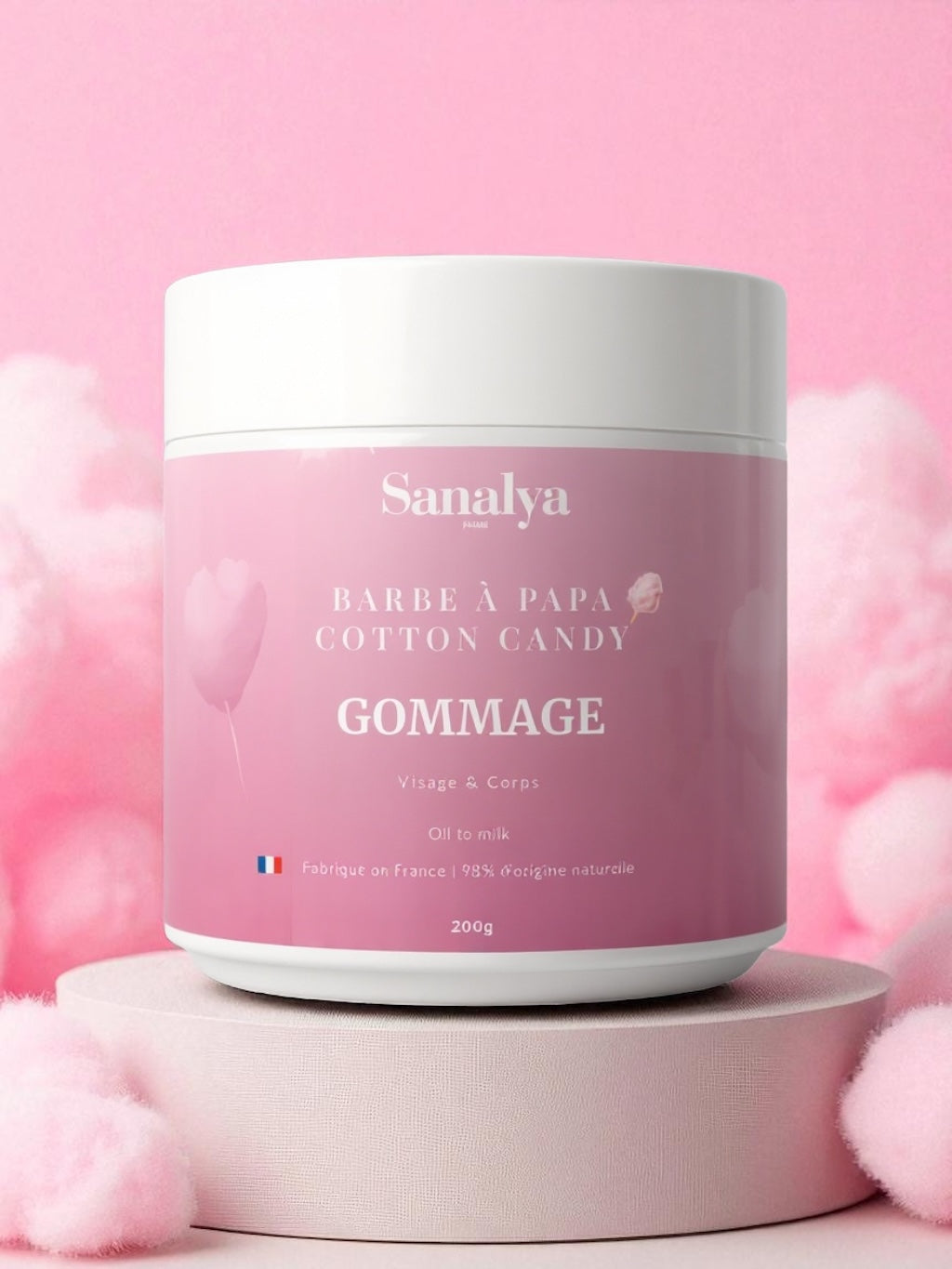 Gommage Barbe à Papa