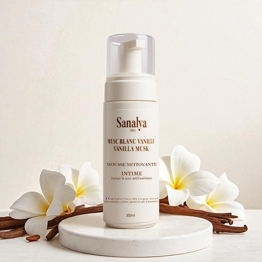 Mousse Intime Musc Blanc Vanille