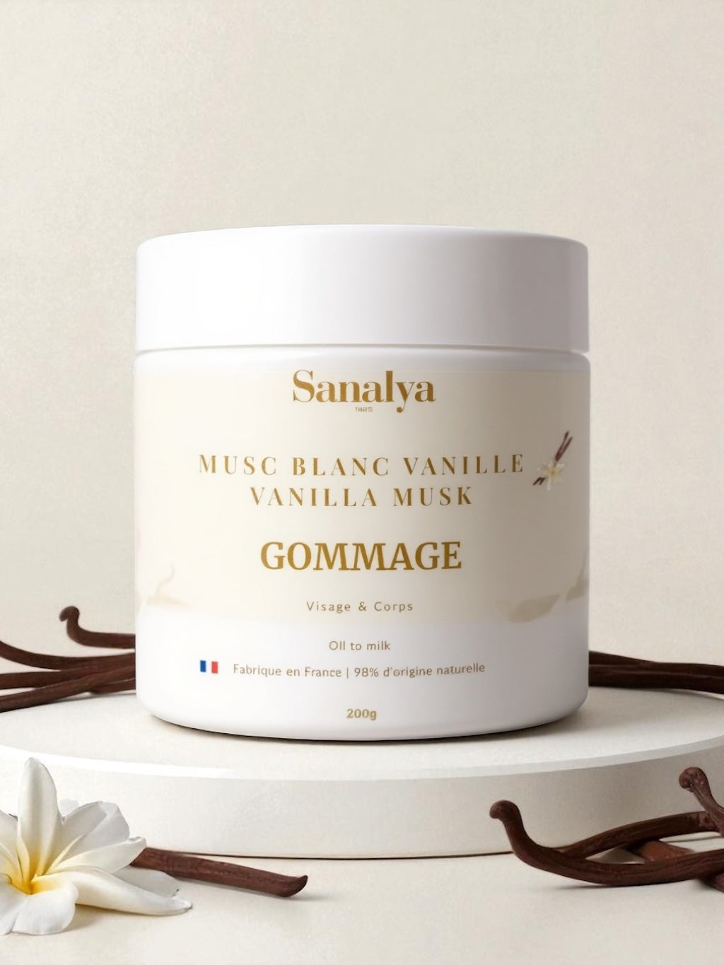 Gommage Musc Blanc Vanille